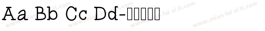 Aa Bb Cc Dd字体转换